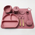 Set repas bébé anti-débordement et facile à nettoyer