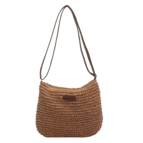 Sac bandoulière en paille