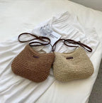 Sac bandoulière en paille