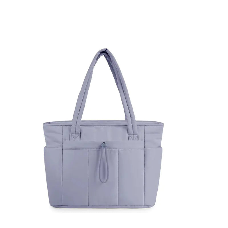 Sac cabas nylon bleu saphir grande capacité