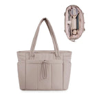 Sac cabas nylon khaki grande capacité