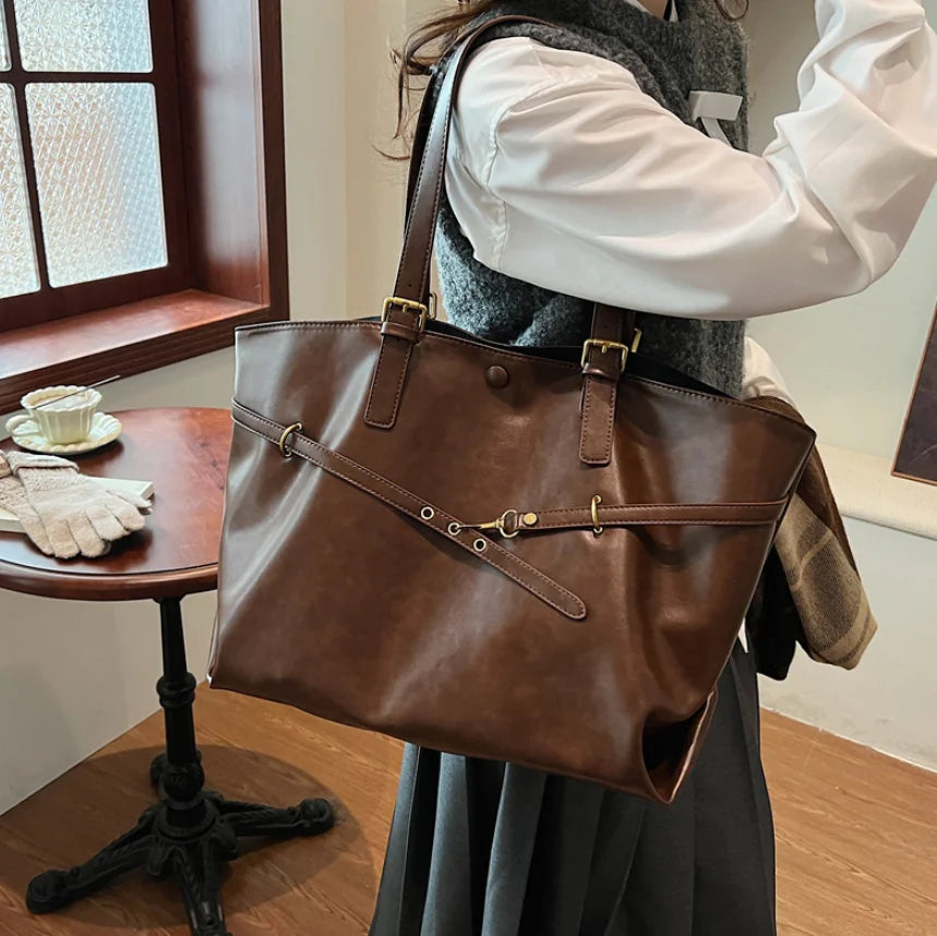 Sac à épaule rétro similicuir