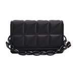 Sac bandoulière noir pratique 30x20 cm