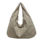 Sac à épaule grande capacité en toile khaki