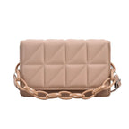 Sac bandoulière khaki pratique 30x20 cm