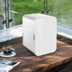 Mini réfrigérateur portable 8L pour voiture et maison - Blanc