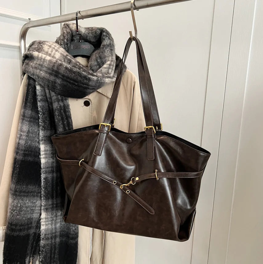 Sac à épaule rétro similicuir
